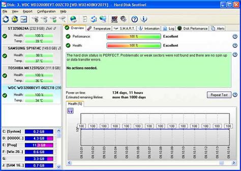 hard disk life test|check harddisk status.